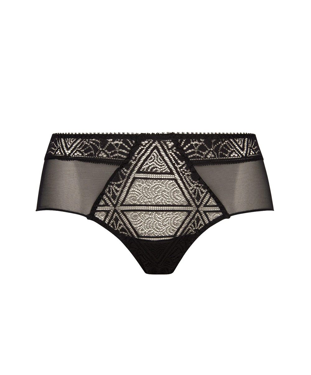Shorty Collection Deco Folies De La Marque De Lingerie Antigel Par Lise Charmel, Coloris Noir. 5 Shorty Collection Deco Folies De La Marque De Lingerie Antigel Par Lise Charmel, Coloris Noir. – Image 3