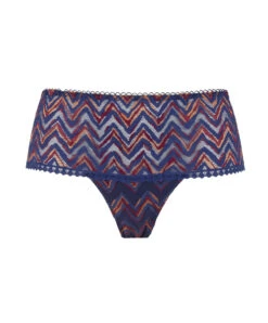 Shorty Collection Parcours Fashion De La Marque De Lingerie Antigel Par Lise Charmel. -Sous Vêtement Soldes Magasin Shorty Antigel de Lise Charmel Parcours Fahsion bleu fuego bleu fonce ECH0420 BF 10