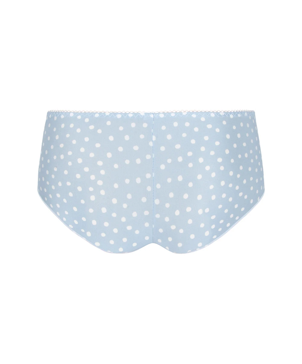 Shorty Collection Pois Sixties De Chez Antigel Par Lise Charmel, Coloris Bleu Sterling. 7 Shorty Collection Pois Sixties De Chez Antigel Par Lise Charmel, Coloris Bleu Sterling. – Image 5