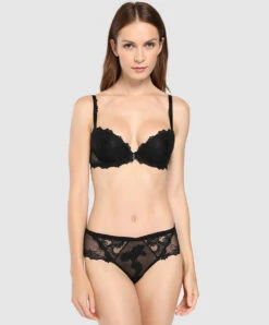 Shorty Collection De Lingerie Permanente Dressing Floral De Chez Lise Charmel, Coloris Noir. 10 Shorty Collection De Lingerie Permanente Dressing Floral De Chez Lise Charmel, Coloris Noir. -Sous Vêtement Soldes Magasin Shorty Lise Charmel Dressing Floral noir ACC0488 NO 503