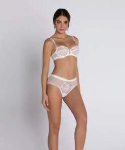 Shorty Ivoire Collection De Lingerie Nuptiale Source Beauté Par Lise Charmel. -Sous Vêtement Soldes Magasin Shorty Lise Charmel Source Beaute ecru nacre ivoire ACH0472 EN 6