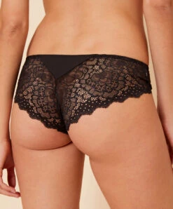 Simone Perele Shorty Caresse De Simone Pérèle Coloris Noir -Sous Vêtement Soldes Magasin Shorty Simone Perele Caresse noir 12A630 015 102