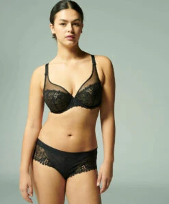 Simone Perele Porte-jarretelles Sexy Collection Wish Coloris Noir De Chez Simone Pérèle.  -Sous Vêtement Soldes Magasin Shorty Simone Perele Wish noir 12B630 015 10