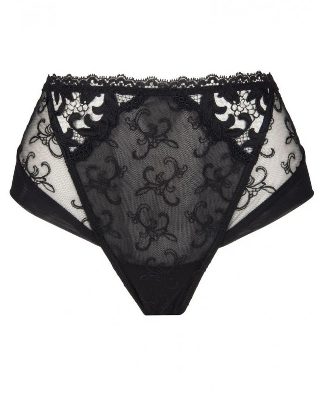 Shorty Grande Taille Par Éprise De Lise Charmel Collection Acanthe Guipure Coloris Arty Noir. 4 Shorty Grande Taille Par Éprise De Lise Charmel Collection Acanthe Guipure Coloris Arty Noir. – Image 2