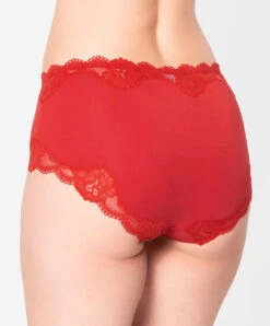 Shorty Bien-être Collection Homewear Simply Perfect En Coloris Rouge Capucine De Chez Antigel Par Lise Charmel. -Sous Vêtement Soldes Magasin Shorty bien etre Antigel de Lise Charmel Simply perfect rouge capucine rouge ENA0506 RC 502