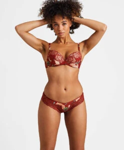 Shorty Aubade De La Collection Sweet Folk. -Sous Vêtement Soldes Magasin Shorty sweet folk Aubade sienna RP94 SIEN 3
