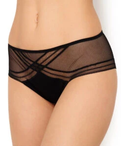 Shorty Transparent Sexy Soir Adrénaline De La Marque De Lingerie Antigel Par Lise Charmel. -Sous Vêtement Soldes Magasin Shorty transparent Antigel de Lise Charmel Soir Adrenaline noir ECG0495 NO 501