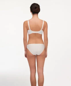 Slip Chantelle De La Collection Quotidienne Bold Curve, Coloris Ivoire Multicolore.  -Sous Vêtement Soldes Magasin Slip Chantelle Bold Curve ivoire multicolore nacre C13M30 OEN 5