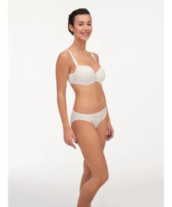 Slip Chantelle De La Collection Quotidienne Bold Curve, Coloris Ivoire Multicolore.  -Sous Vêtement Soldes Magasin Slip Chantelle Bold Curve ivoire multicolore nacre C13M30 OEN 6
