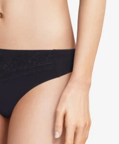 Slip Chantelle Lingerie De La Collection Every Curve Coloris Noir. -Sous Vêtement Soldes Magasin Slip Chantelle every curve noir C16B30 011 3