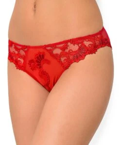 Slip Séduction Collection De Lingerie Permanente Dressing Floral De Chez Lise Charmel, Coloris Dressing Solaire (=rouge).  -Sous Vêtement Soldes Magasin Slip Seduction Lise Charmel Dressing Floral dressing solaire rouge ACC0788 DS 501