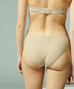 Simone Perele Slip Simone Pérèle De La Collection De Lingerie Permanente Délice Coloris Peau. -Sous Vêtement Soldes Magasin Slip Simone Perele Delice peau chair 12X720 709 11