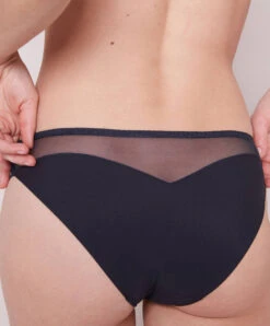 Simone Perele Slip Collection Surprenante De Chez Simone Pérèle. -Sous Vêtement Soldes Magasin Slip Simone Perele Surprenante nocturne bleu nuit 14L726 580 dos