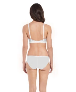 Slip De La Collection Lace Affair De La Marque Wacoal. -Sous Vêtement Soldes Magasin Slip Wacoal Lace affair Blanc WA846256 WHE ensemble dos