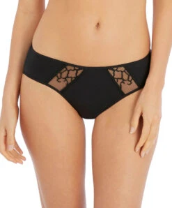 Slip Coton Collection De Lingerie Quotidienne Lisse Coloris Noir Par Wacoal.