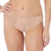 Slip Dos Opaque Collection Ana De Chez Fantasie Par La Maison De Lingerie Wacoal, Coloris Natural Beige.