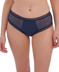 Slip Dos Opaque Collection Fusion Coloris Navy (=bleu Marine) De Chez Fantasie Par La Maison De Lingerie Wacoal.