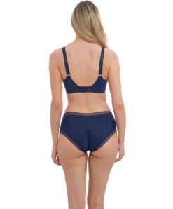 Slip Dos Opaque Collection Fusion Coloris Navy (=bleu Marine) De Chez Fantasie Par La Maison De Lingerie Wacoal. -Sous Vêtement Soldes Magasin Slip dos opaque Fantasie Fusion navy bleu marine FL3095 NAY 13