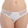 Slip Grande Taille "Fantaisie" Collection De Lingerie Permanente Dressing Floral De Chez Lise Charmel, Coloris Blanc.  -Sous Vêtement Soldes Magasin Slip grande taille Fantaisie Eprise de Lise Charmel Dressing Floral blanc blanc BCC0288 BL 503