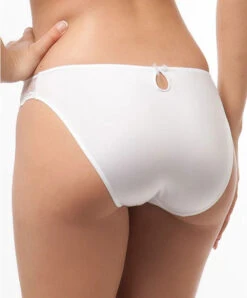 Slip Grande Taille "Fantaisie" Collection De Lingerie Permanente Dressing Floral De Chez Lise Charmel, Coloris Blanc.  -Sous Vêtement Soldes Magasin Slip grande taille Fantaisie Eprise de Lise Charmel Dressing Floral blanc blanc BCC0288 BL 504