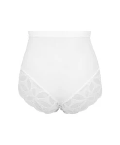 Culotte Gainante Taille Haute Collection Stricto Sensuelle De Chez Antigel Par Lise Charmel Coloris Blanc. -Sous Vêtement Soldes Magasin Slip haut Antigel de Lise Charmel Stricto Sensuelle blanc ECH0617 BL ps 11
