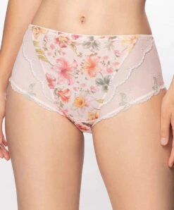 Slip Haut De La Collection Désir En Fleur / Folies De Fleurs Présentée Par Eprise De Lise Charmel.