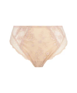 Slip Haut Ligne Sublime En Dentelle De La Marque De Lingerie Française Lise Charmel, Coloris Nude Sublime. -Sous Vêtement Soldes Magasin Slip haut Lise Charmel Sublime en dentelle nude sublime chair ACH0313 NS 10