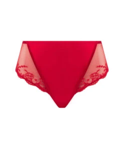 Slip Haut En Soie Lise Charmel Collection Splendeur Soie, Coloris Rouge. -Sous Vêtement Soldes Magasin Slip haut en soie Lise Charmel Splendeur soie rouge rouge ACC0380 RS 1001