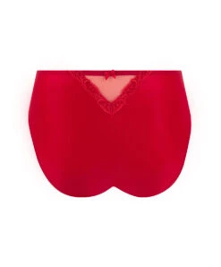 Slip Haut En Soie Lise Charmel Collection Splendeur Soie, Coloris Rouge. -Sous Vêtement Soldes Magasin Slip haut en soie Lise Charmel Splendeur soie rouge rouge ACC0380 RS 1002