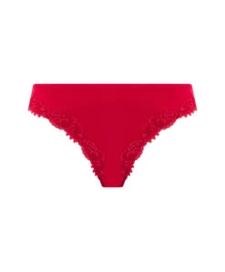 Culotte Italienne En Soie Lise Charmel Collection Splendeur Soie, Coloris Rouge. -Sous Vêtement Soldes Magasin Slip italien en soie Lise Charmel Splendeur soie rouge rouge ACC0780 RS 1001