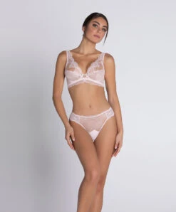 Slip Séduction Ligne Sublime En Dentelle De La Marque De Lingerie Française Lise Charmel, Coloris Rose Sublime. 17 Slip Séduction Ligne Sublime En Dentelle De La Marque De Lingerie Française Lise Charmel, Coloris Rose Sublime. -Sous Vêtement Soldes Magasin Slip seduction Lise Charmel Sublime en dentelle rose poudre rose sublime ACH0713 OS 4