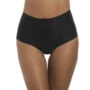 Slip Haut Invisible Stretch Collection Smoothease De Chez Fantasie Lingerie. -Sous Vêtement Soldes Magasin Slip stretch invisible taille haute Fantasie Smoothease Noir FL2328 BLK