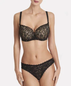 Soutien-gorge Corbeille Coque De La Collection Lingerie Permanente Rosessence Par Aubade Paris. 9 Soutien-gorge Corbeille Coque De La Collection Lingerie Permanente Rosessence Par Aubade Paris. -Sous Vêtement Soldes Magasin Soutien gorge Corbeille rosessence Aubade noir HK04 noir 3