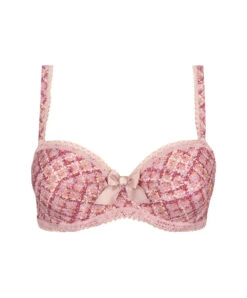 Soutien-gorge à Armatures Collection Un Amour De Tweed En Coloris Rose Amour De Chez Antigel Par Lise Charmel.