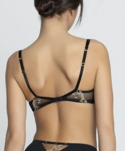 Soutien-gorge Armatures De La Collection Lingerie De Luxe Déesse En Glam Par Lise Charmel.  -Sous Vêtement Soldes Magasin Soutien gorge armature Lise Charmel Deesse en glam noir or ACH6015 OG 2