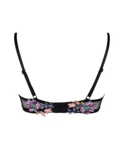 Soutien-gorge Armature Lise Charmel Collection Flora Aura, Coloris Aura Pastel (broderie Multicolore Pastel Sur Fond Noir). -Sous Vêtement Soldes Magasin Soutien gorge armature Lise Charmel Flora Aura pastel noir et multicolore ACH6019 AP 11