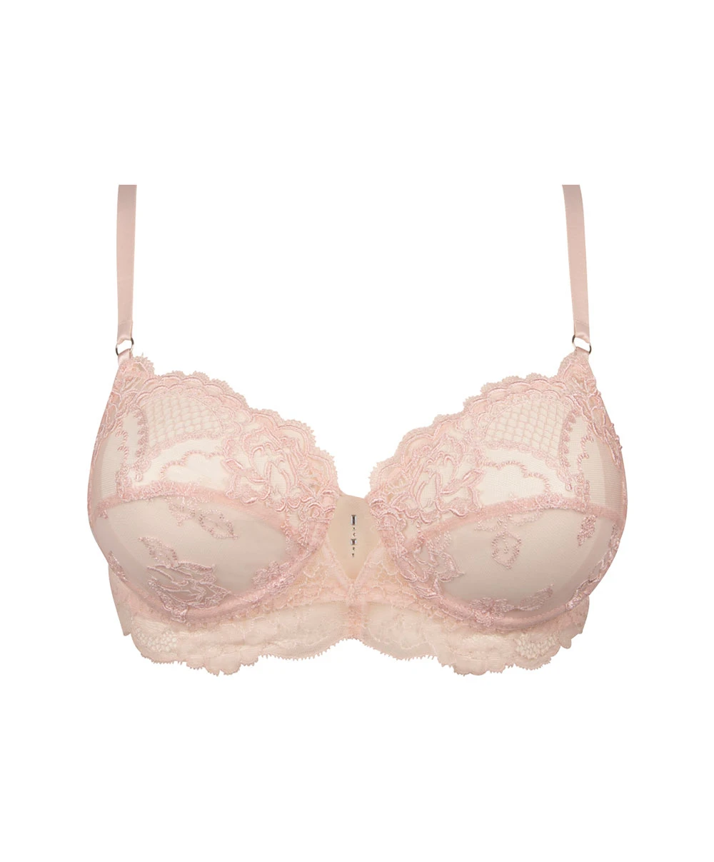 Soutien-gorge Armatures Ligne Sublime En Dentelle De La Marque De Lingerie Française Lise Charmel, Coloris Rose Sublime. 9 Soutien-gorge Armatures Ligne Sublime En Dentelle De La Marque De Lingerie Française Lise Charmel, Coloris Rose Sublime. – Image 7