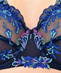 Soutien-gorge Emboitant Collection Forêt Lumière De La Marque De Lingerie Lise Charmel. -Sous Vêtement Soldes Magasin Soutien gorge armature Lise Charmel foret lumiere bleu ACG6009 FF details