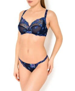 Soutien-gorge Emboitant Collection Forêt Lumière De La Marque De Lingerie Lise Charmel. -Sous Vêtement Soldes Magasin Soutien gorge armature Lise Charmel foret lumiere bleu ACG6009 FF ensemble