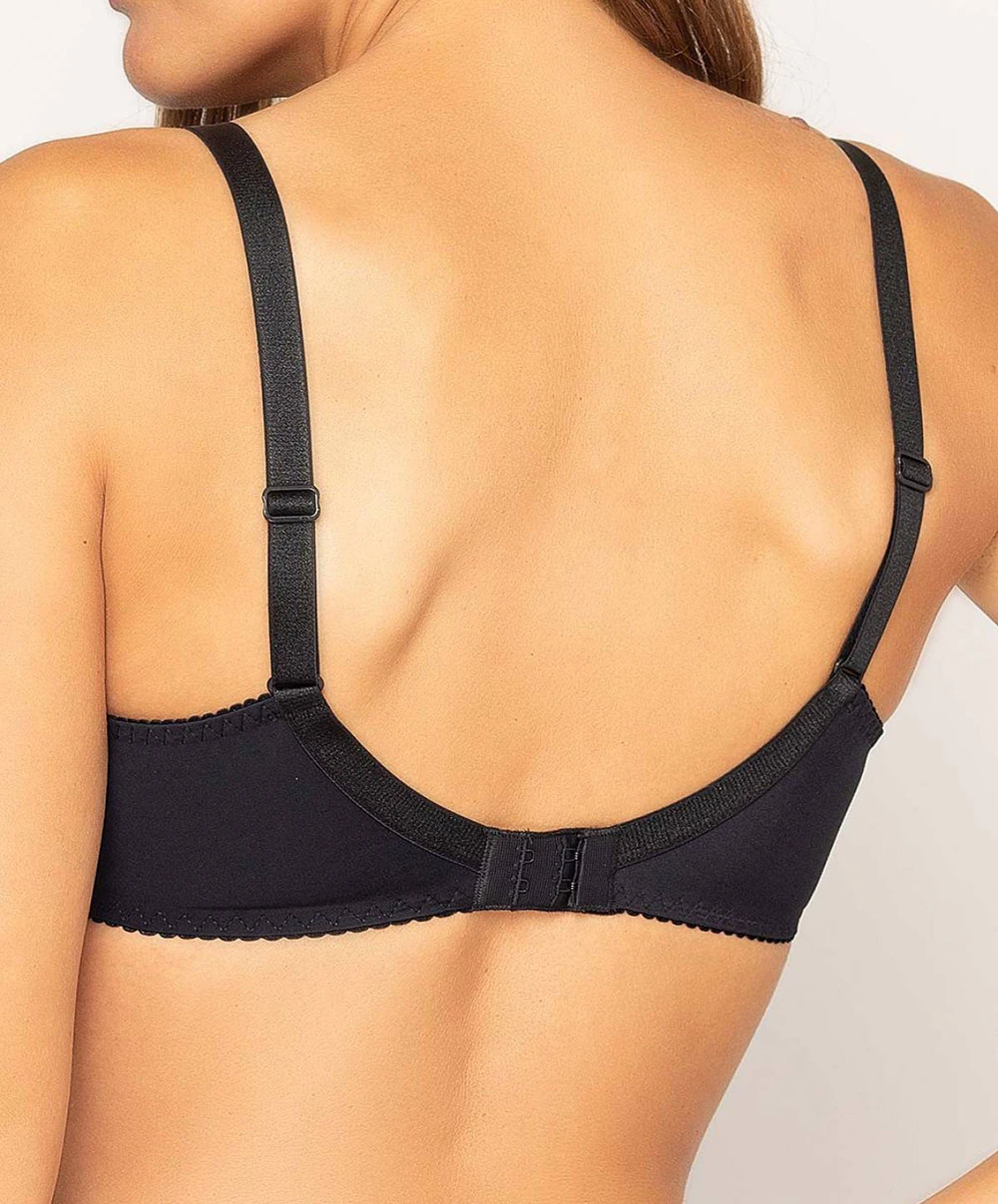 Soutien-gorge Armature Grande Taille Collection Fashion Guipure De La Marque De Lingerie Antinéa Par Lise Charmel, Coloris Noir. 4 Soutien-gorge Armature Grande Taille Collection Fashion Guipure De La Marque De Lingerie Antinéa Par Lise Charmel, Coloris Noir. – Image 2