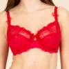 Soutien-gorge Grande Taille Rouge à Armatures De La Collection Permanente Soir De Venise Par Lise Charmel. -Sous Vêtement Soldes Magasin Soutien gorge armature bien etre Lise Charmel Soir de Venise Rouge venise ACA6103 RV 100