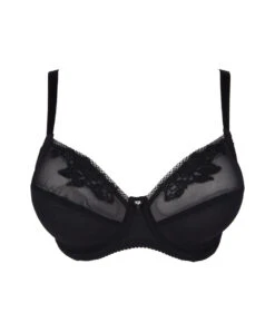 Soutien-gorge Grande Taille à Armatures Ligne Éco Affinité De La Marque De Lingerie Française Lise Charmel.  -Sous Vêtement Soldes Magasin Soutien gorge armature bien etre Lise Charmel eco affinite noir ACG6113 NO 10