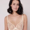 Simone Perele Soutien-gorge Décolleté Plongeant à Armatures Collection Nuance En Coloris Permanent Perle Ivoire De Chez Simone Pérèle.  -Sous Vêtement Soldes Magasin Soutien gorge armature decollete plongeant Simone Perele Nuance perle ivoire nacre 12N319 056 1