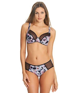 Soutien-gorge Armature De La Collection Sweet Illusion Par Freya. -Sous Vêtement Soldes Magasin Soutien gorge armatures renfort lateral Freya Sweet illusion Noir et blanc AA4691 ONX ensemble