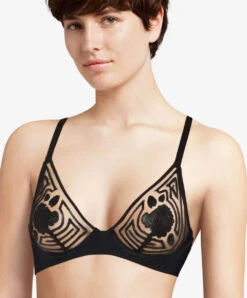 Soutien-gorge Armatures Chantal Thomass Collection Vibe Au Coloris Noir.
