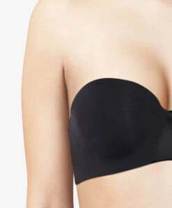 Soutien-gorge Invisible Bandeau Avec Coques Collection Essentiall De La Marque De Lingerie Française Chantelle. 7 Soutien-gorge Invisible Bandeau Avec Coques Collection Essentiall De La Marque De Lingerie Française Chantelle. -Sous Vêtement Soldes Magasin Soutien gorge bandeau Chantelle essentiall noir C15G50 011 2