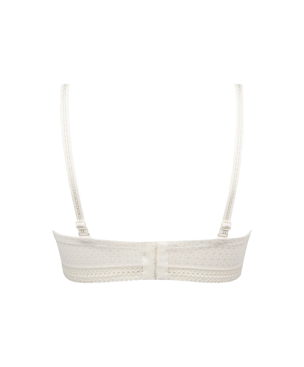 Soutien-gorge Bandeau Bretelles Amovibles Collection Daily Paillette Coloris Nacre De Chez Antigel Par Lise Charmel. 8 Soutien-gorge Bandeau Bretelles Amovibles Collection Daily Paillette Coloris Nacre De Chez Antigel Par Lise Charmel. – Image 6