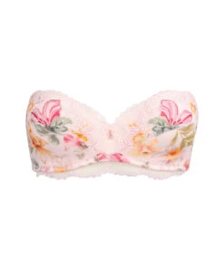 Soutien-gorge Bandeau Bretelles Amovibles De La Collection Désir En Fleur Présentée Par Lise Charmel. -Sous Vêtement Soldes Magasin Soutien gorge bandeau bretelles amovibles Lise Charmel Desir en fleur multicolore fleurs soleil ACG5685 FS 10