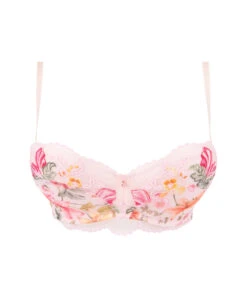 Soutien-gorge Bandeau Bretelles Amovibles De La Collection Désir En Fleur Présentée Par Lise Charmel. -Sous Vêtement Soldes Magasin Soutien gorge bandeau bretelles amovibles Lise Charmel Desir en fleur multicolore fleurs soleil ACG5685 FS 12