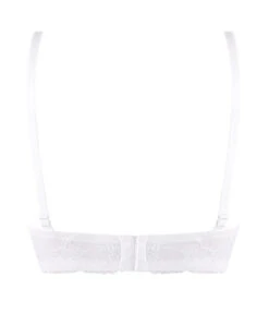 Soutien-gorge Bandeau Bretelles Amovibles Collection De Lingerie Blanche Féérie Couture Par Lise Charmel. -Sous Vêtement Soldes Magasin Soutien gorge bandeau bretelles amovibles Lise Charmel Feerie Couture blanc ACH5674 BL 1002